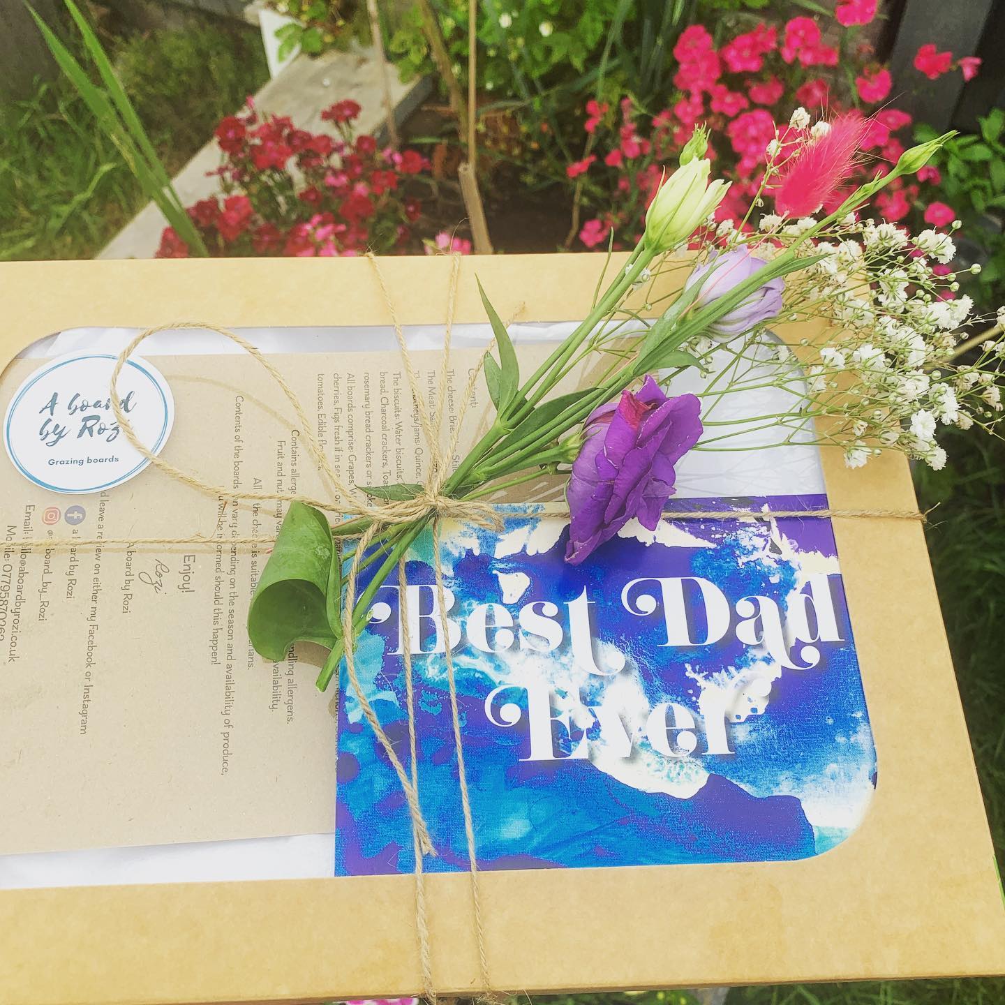 Grazing board - best dad ever fathers day present